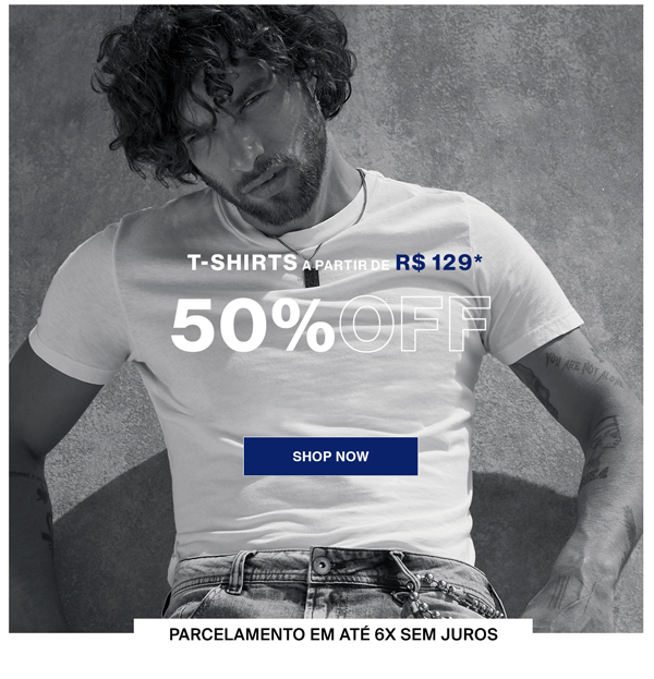Sale tshirt a partir de R$129